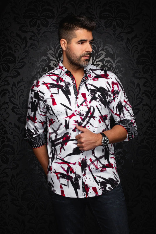 Au Noir LS Zander - White red