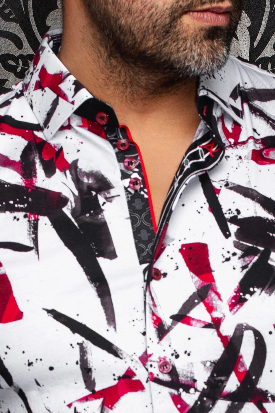 Au Noir LS Zander - White Red