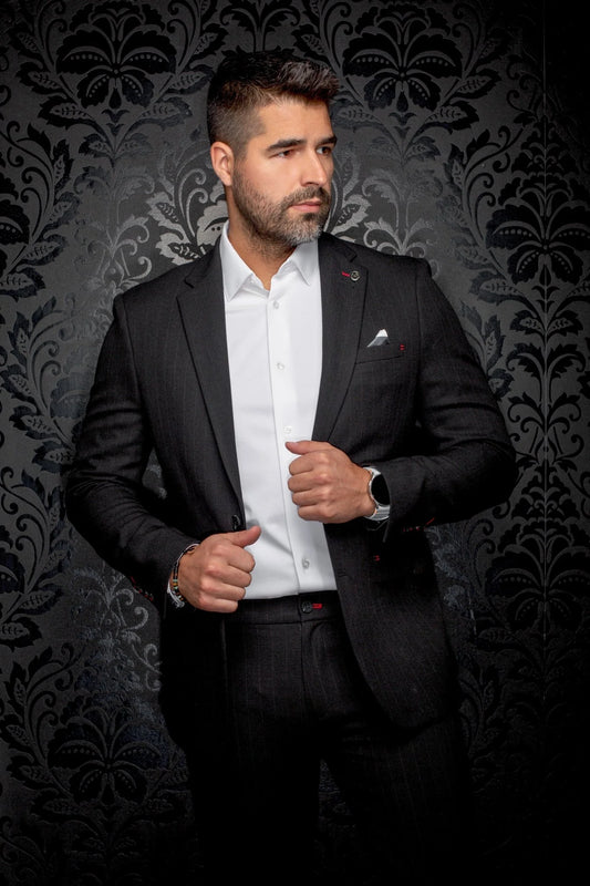 Au Noir Blazer Bomer - Black