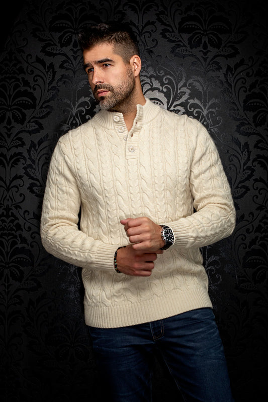 Au Noir Sweater Oslo_QB - Cream