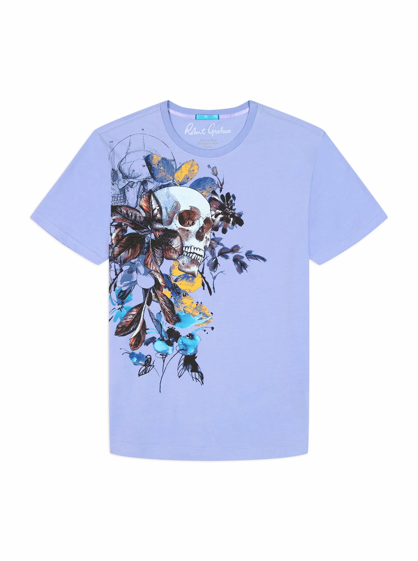 Robert Graham T-Shirt Botanical Bones - Lt. Purple