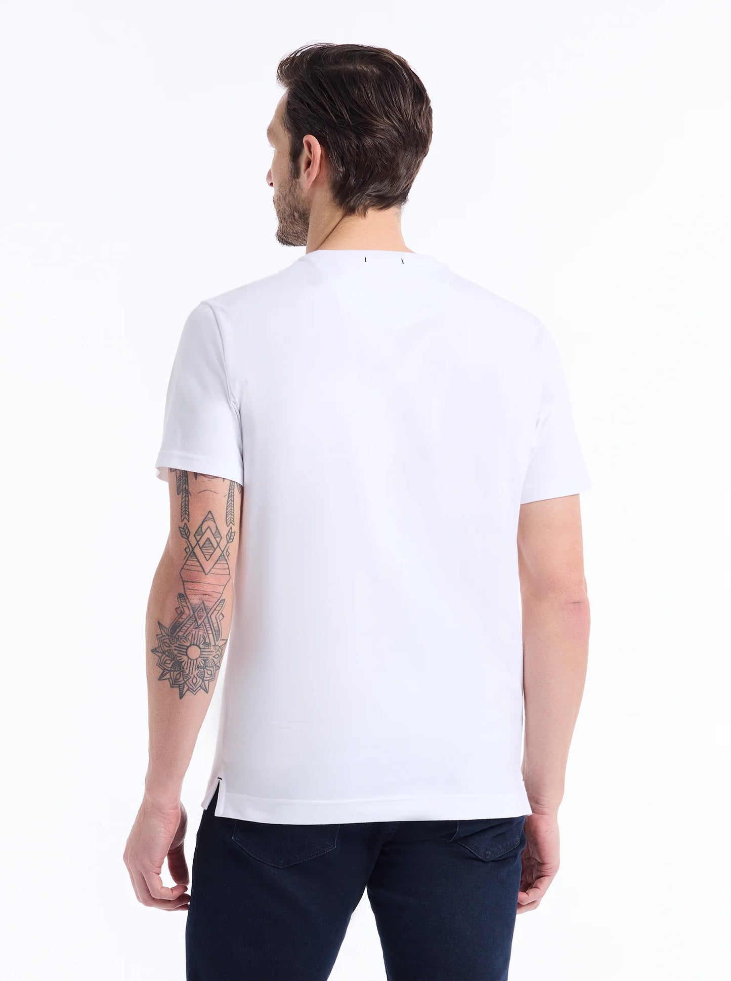 Robert Graham T-Shirt The Tipsy Times - White