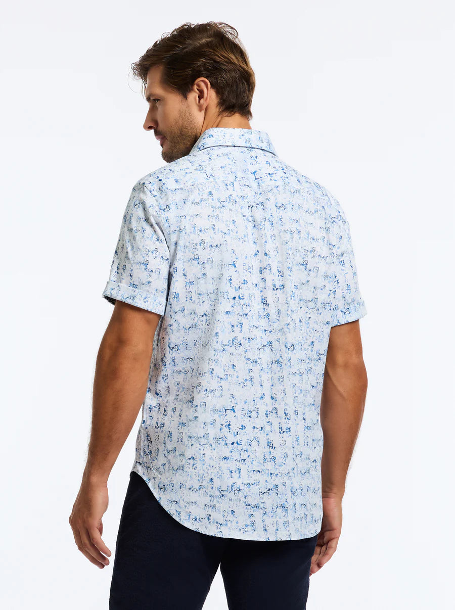 Robert Graham SS Makemo - Blue White