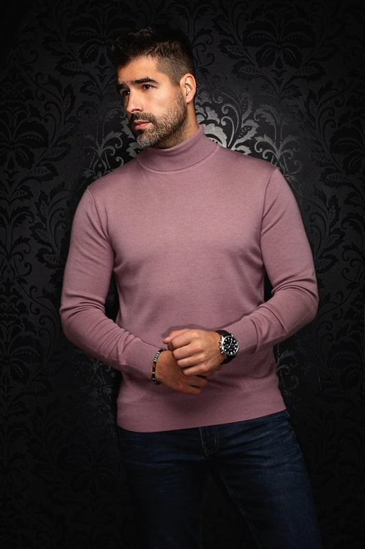 Au Noir Turtle Neck Sweater Arkanes - Rosewood