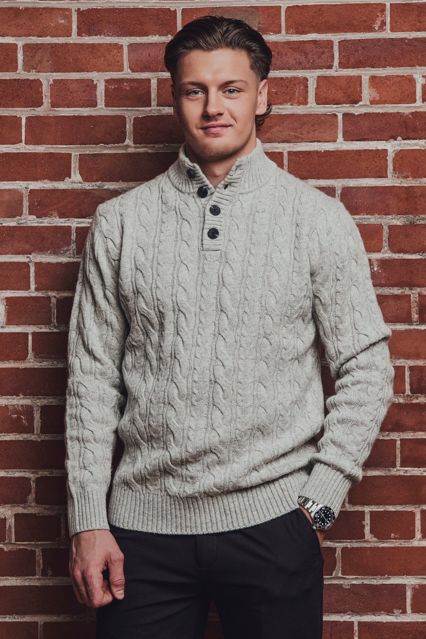 Au Noir Sweater Oslo_QB - Light Grey