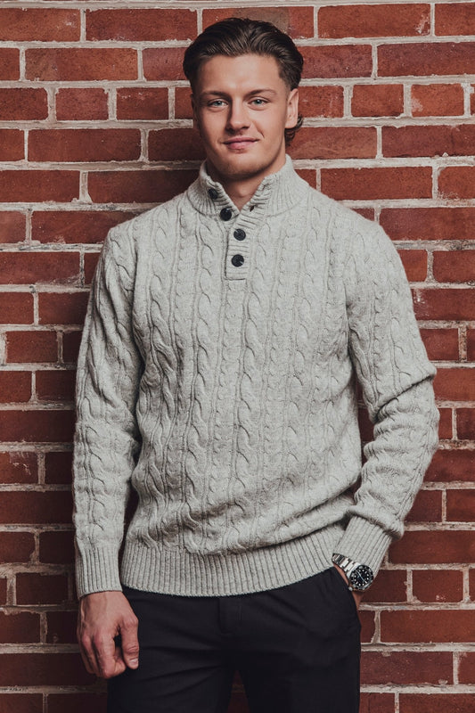 Au Noir Sweater Oslo_QB - Light Grey