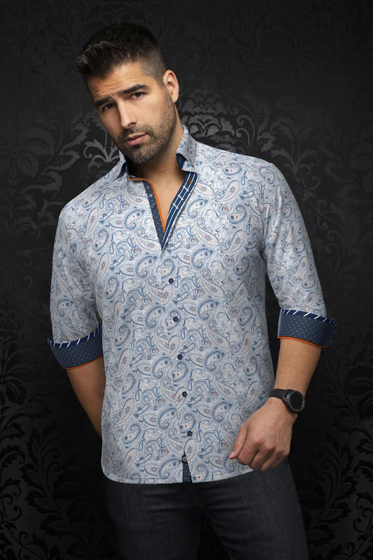 Au Noir LS Alto - White Blue