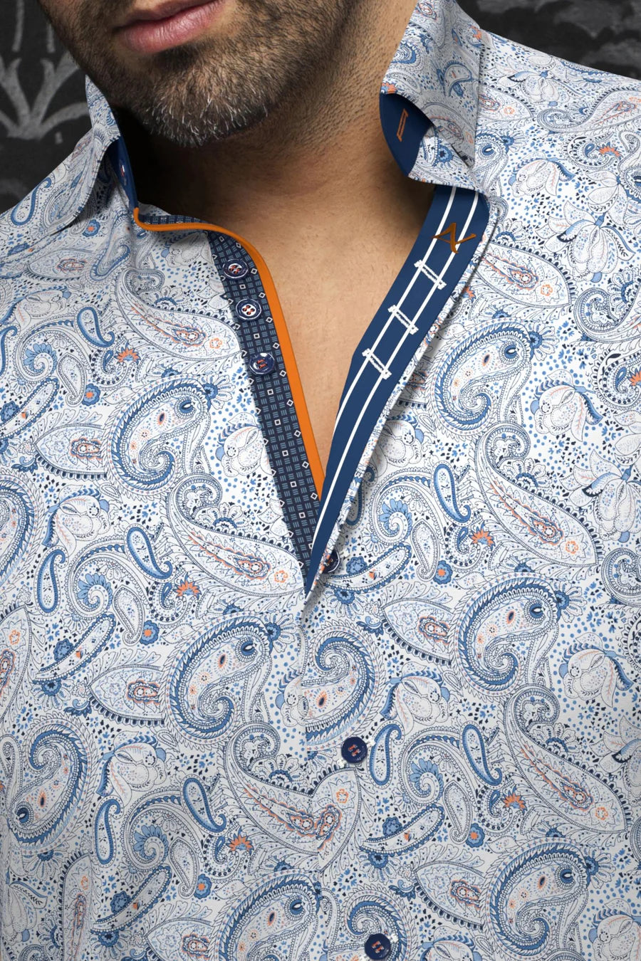 Au Noir LS Alto - White Blue