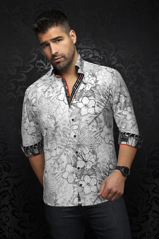 Au Noir LS Alvarado - White