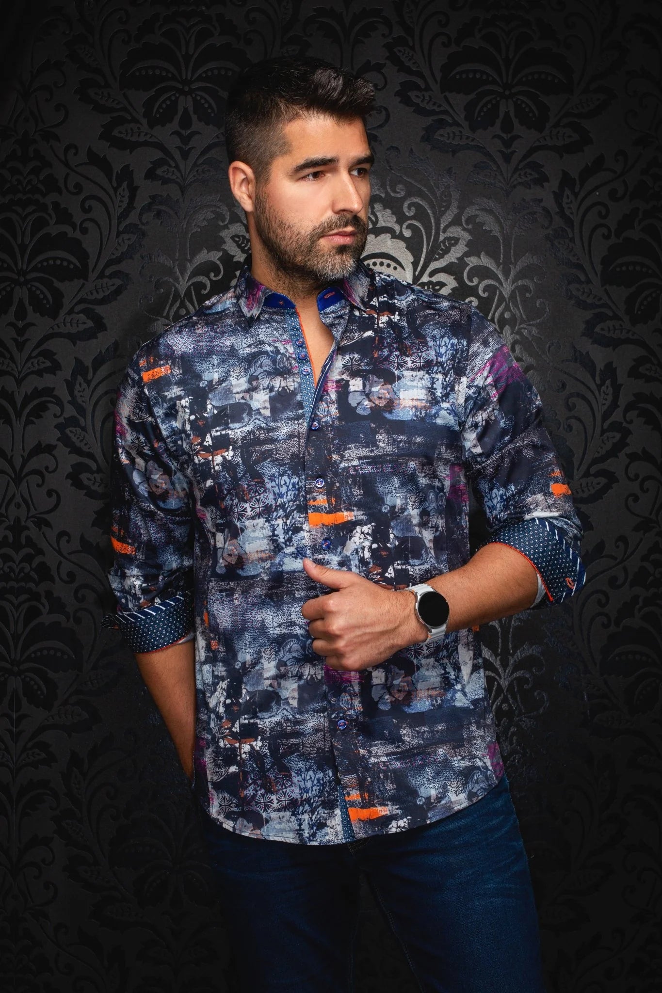 Au Noir LS Brice - Navy