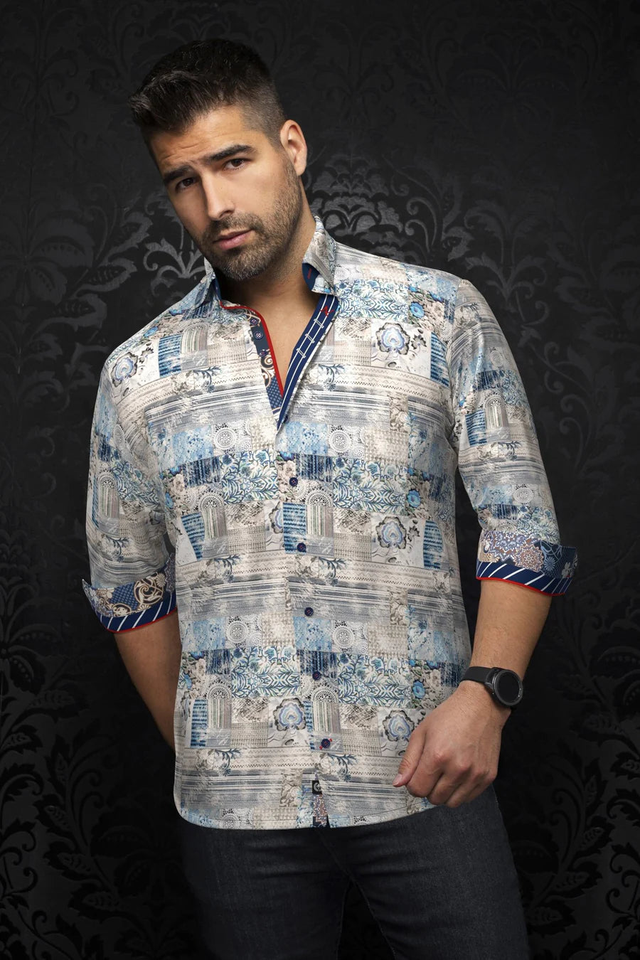 AU Noir Easton - White Blue