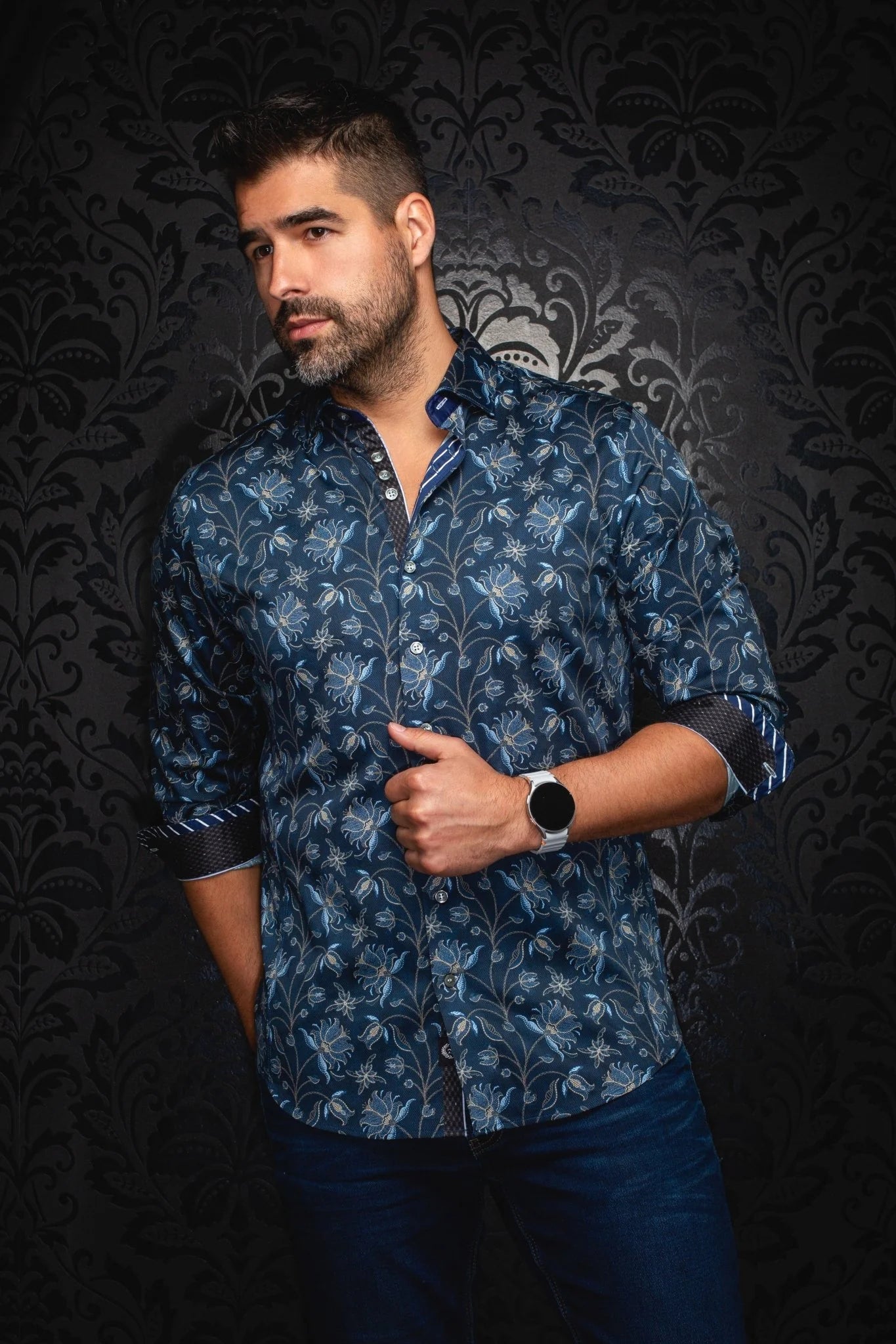 Au Noir LS Harrington - Navy