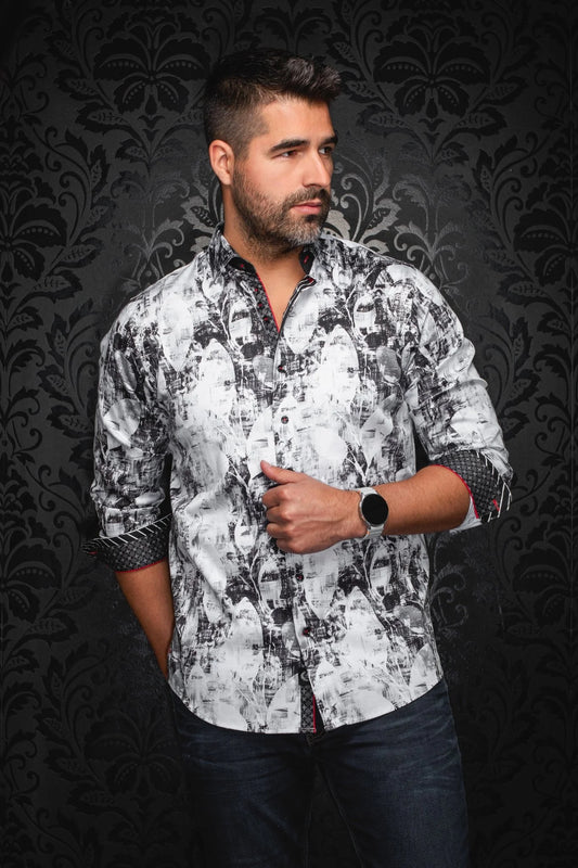 Au Noir LS Jasper - White Black