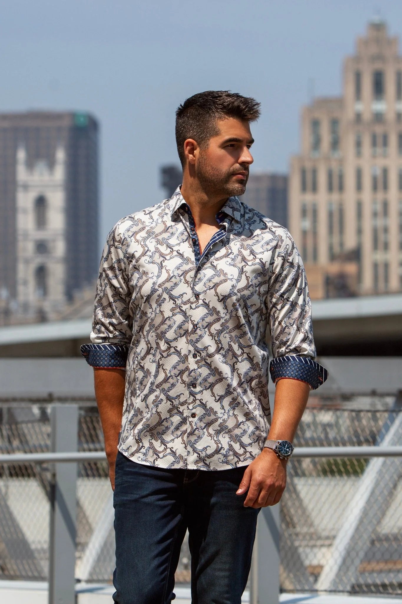 Au Noir LS Mirage - Stone