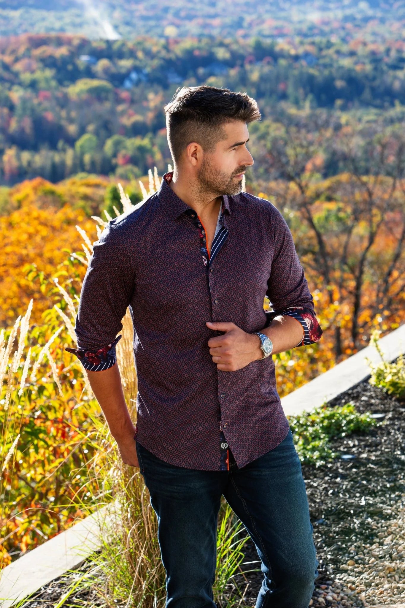 Au Noir LS Nelumbo - Red