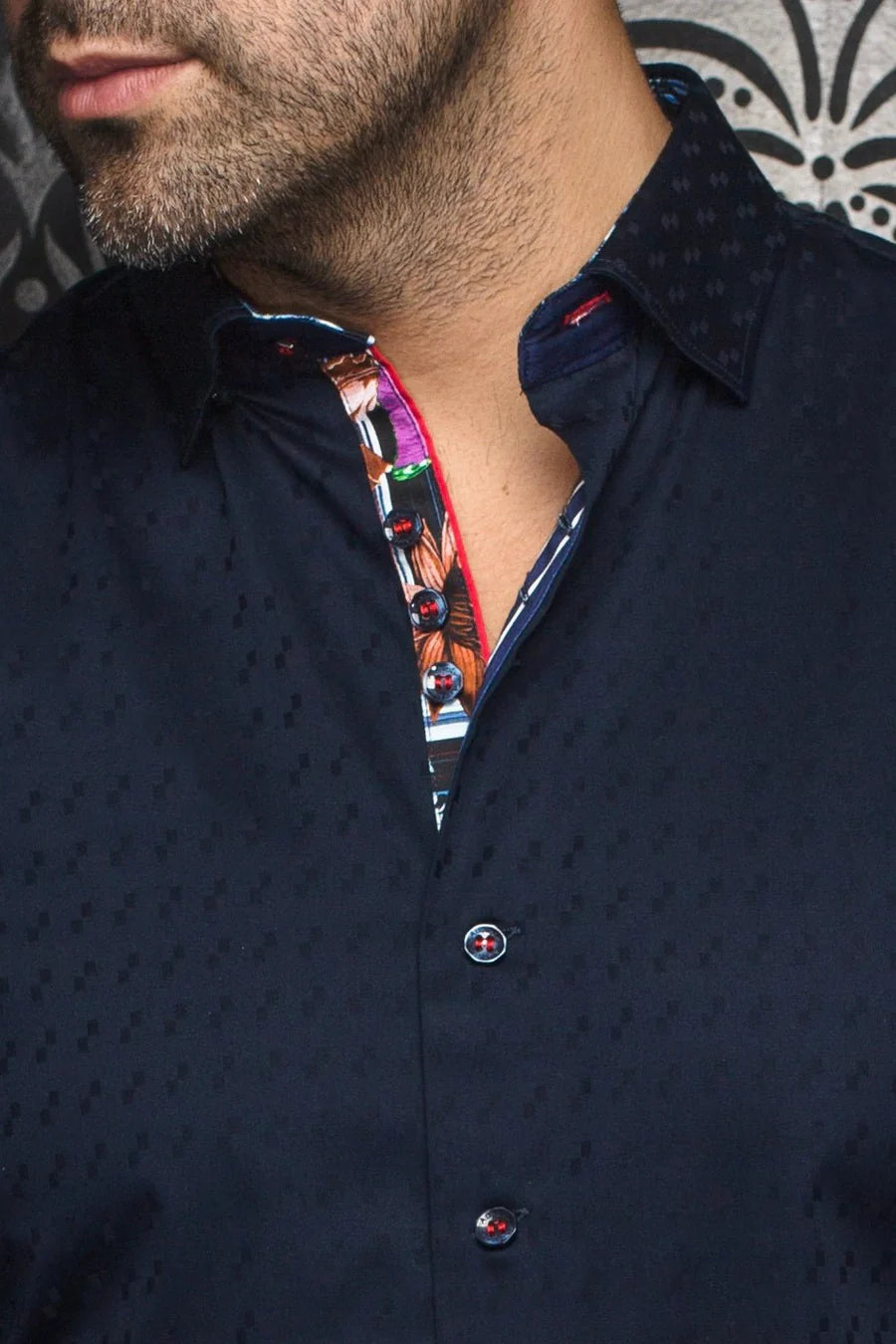 Au Noir LS Wolverin-Jacq - Navy