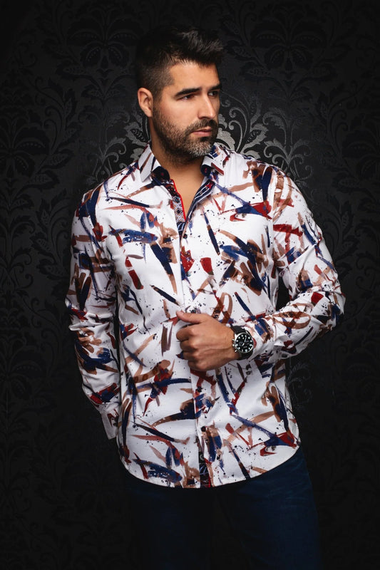 Au Noir LS Zander - White red