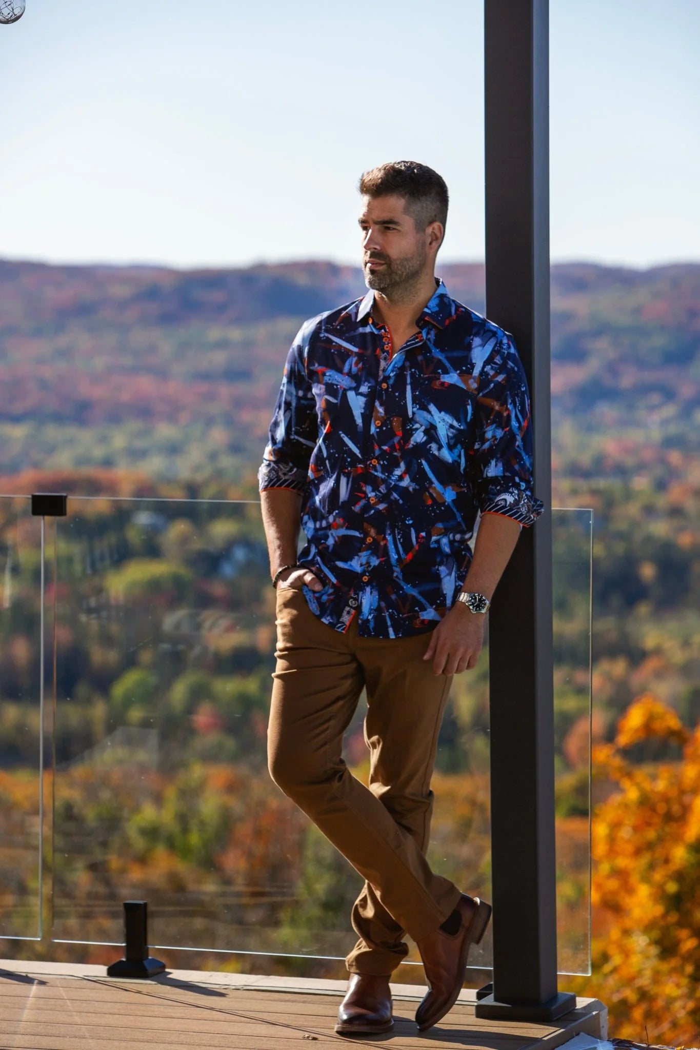 Au Noir LS Zander - Navy