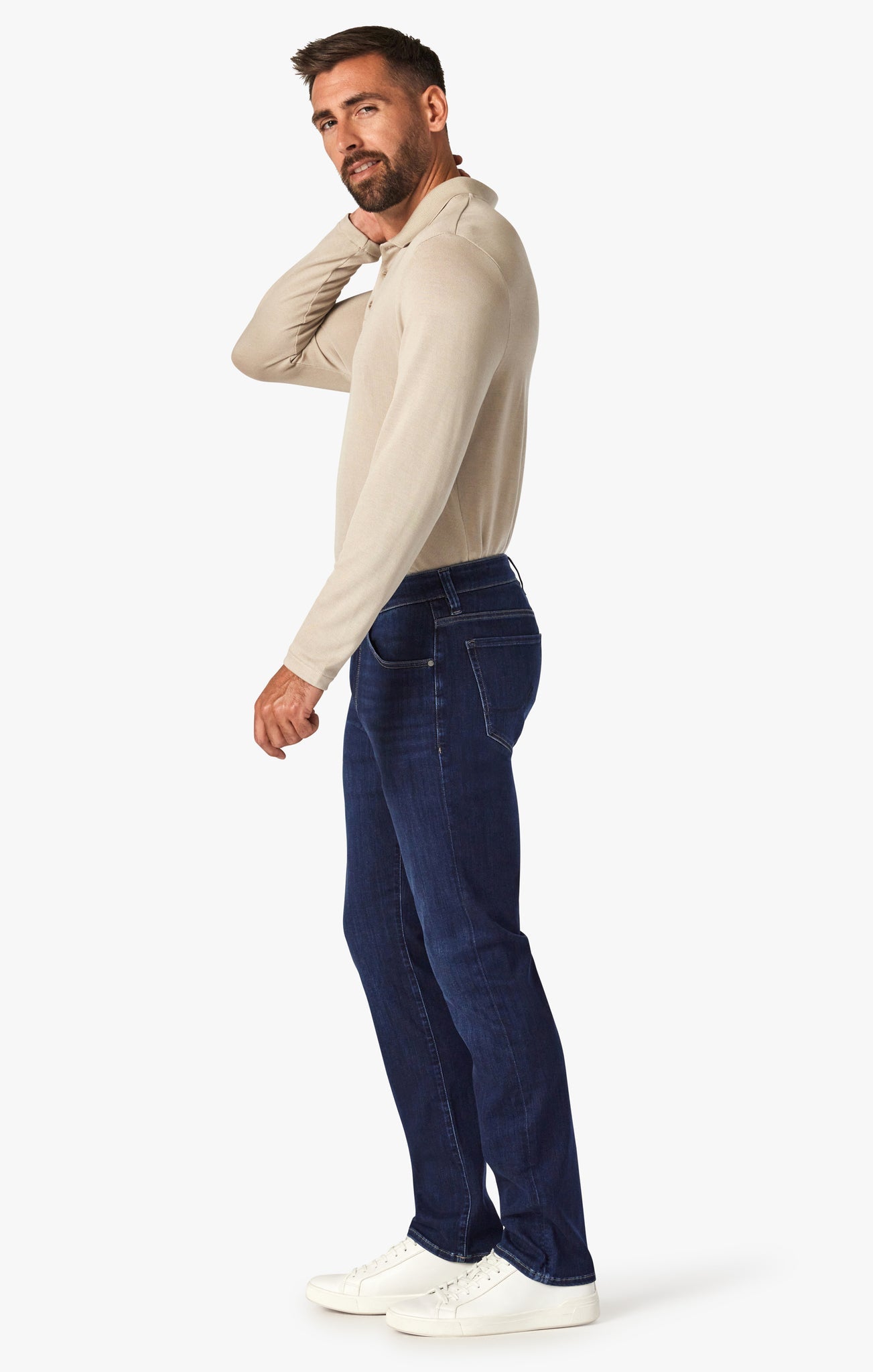 34 HERITAGE COOL Dark Brushed Refined Jean