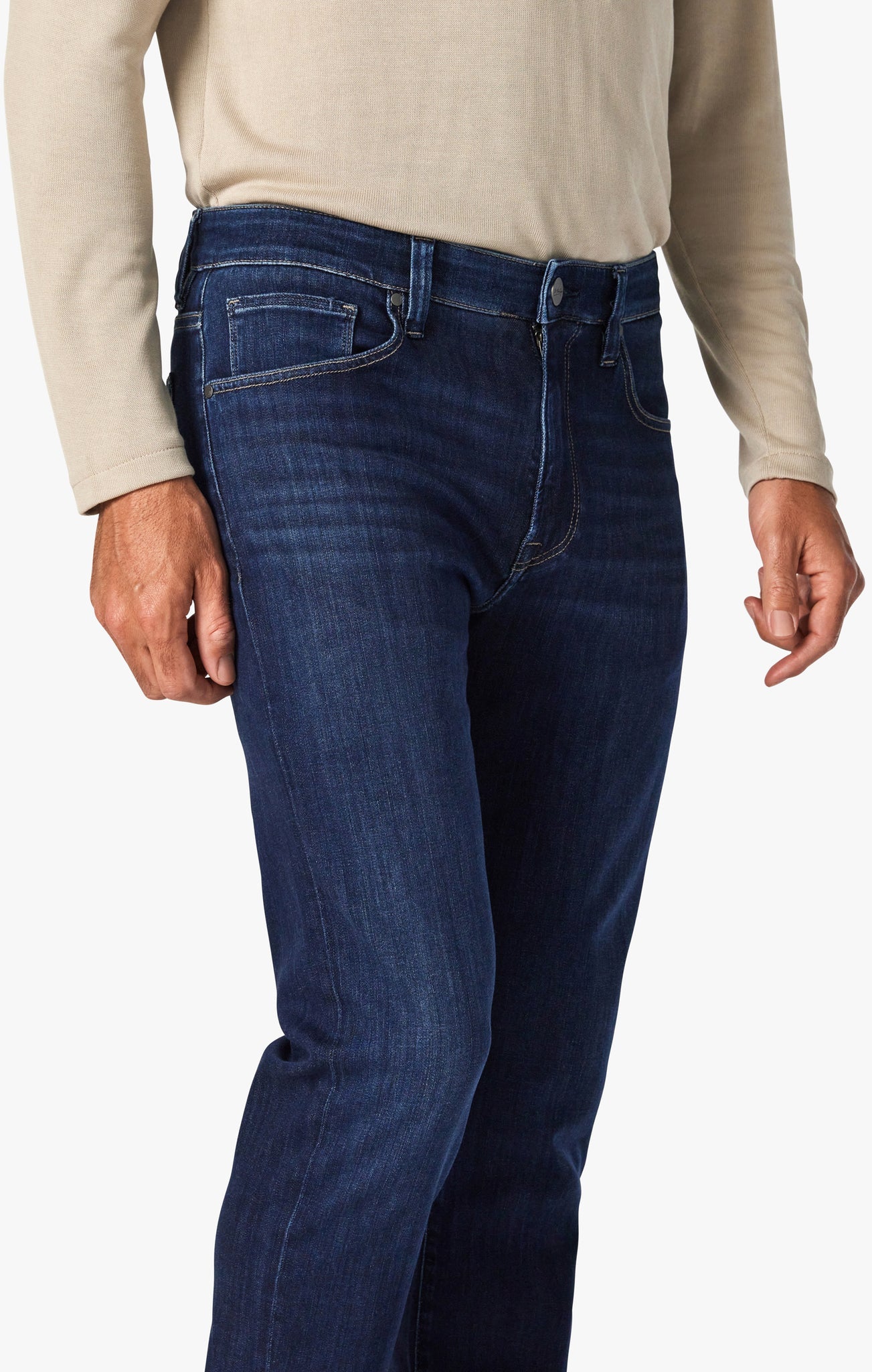 34 HERITAGE COOL Dark Brushed Refined Jean