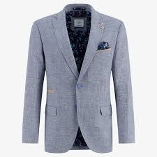 A Fish Named Fred Blazer Structure - Blue