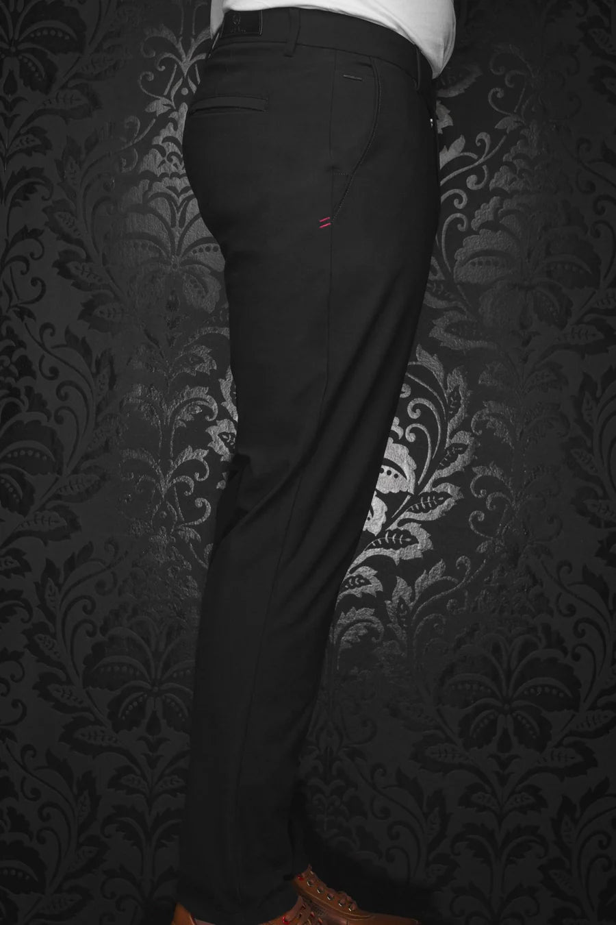 Au Noir Pants Carrera-Limao - Black