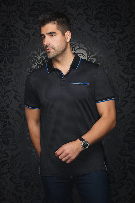 Au Noir Polo SS Mayberry - Black
