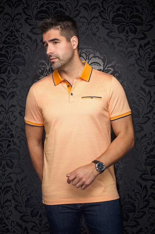 Au Noir Polo SS Mayberry - Orange