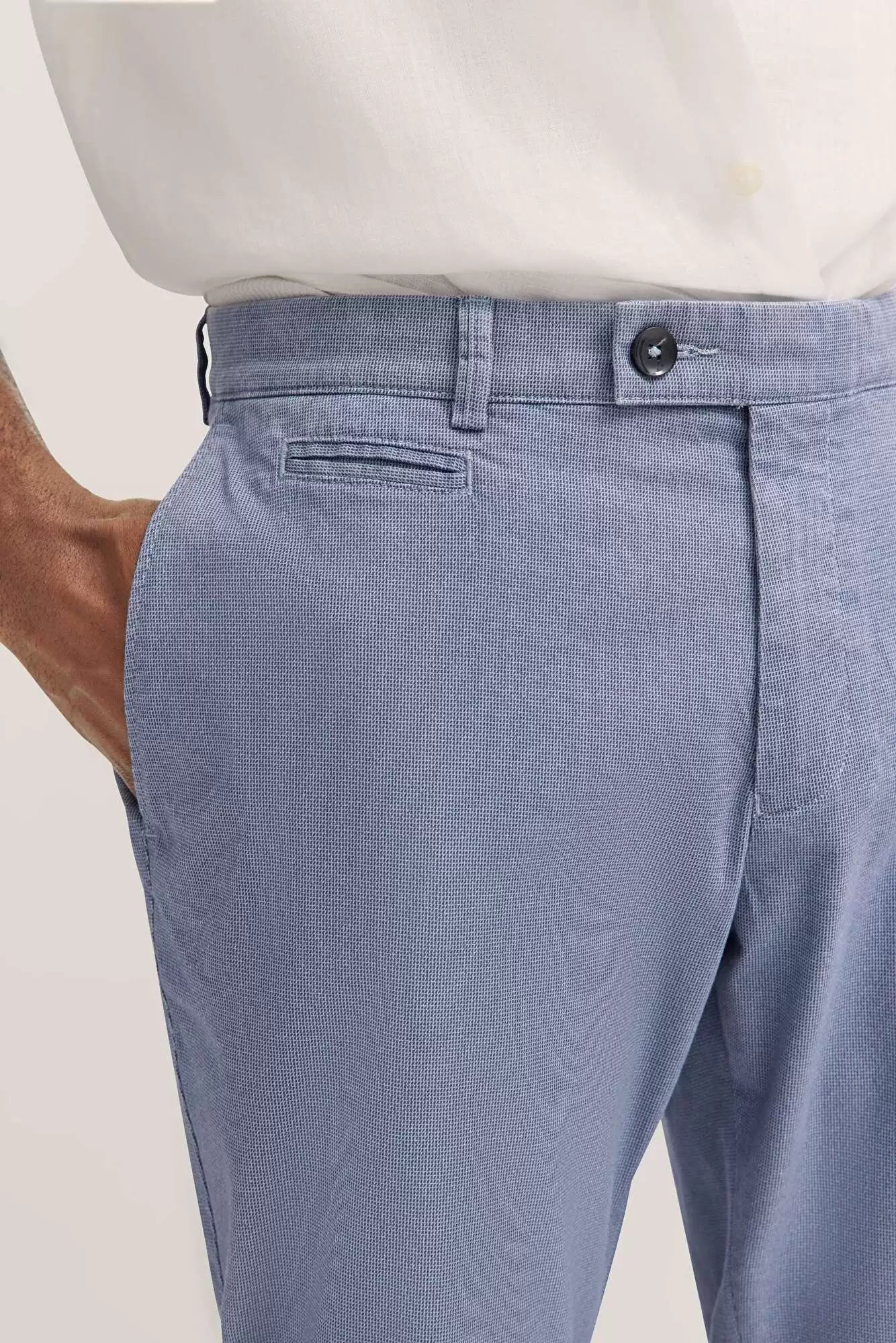 Bugatti Flexity platform pants- Blue 4130-76370C/350