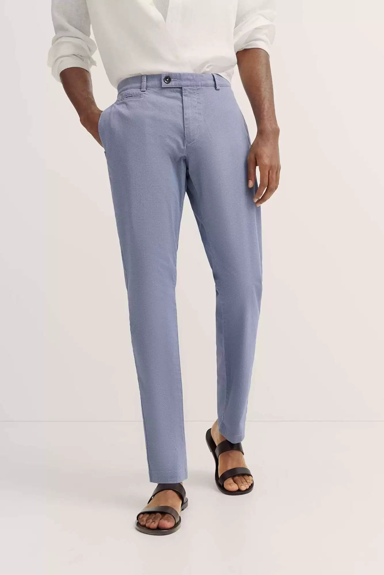 Bugatti Flexity platform pants- Blue 4130-76370C/350