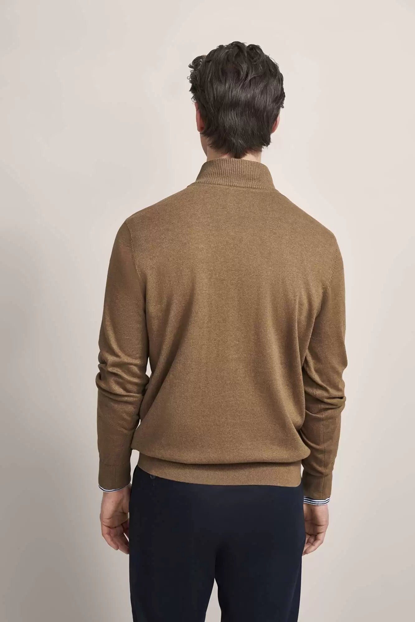 Bugatti Half-zip sweater Made from a cashmere blend 7500-65520B-70