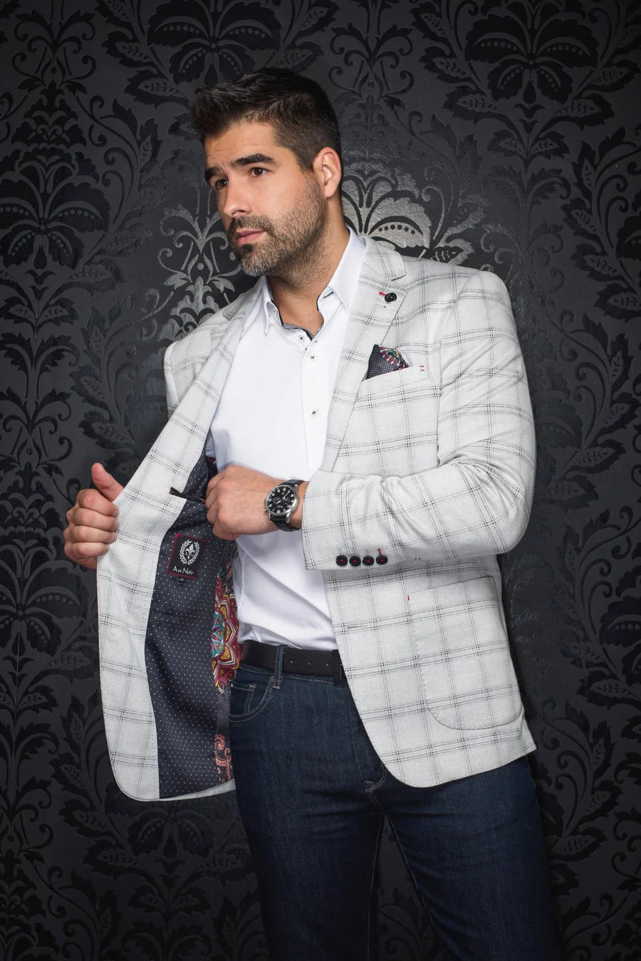 Au Noir Blazer Ritchson - Silver