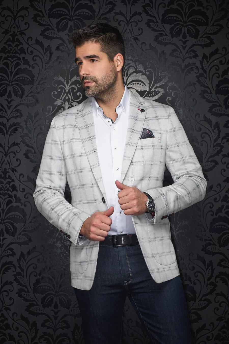 Au Noir Blazer Ritchson - Silver