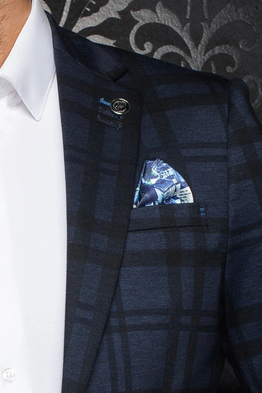 Au Noir Blazer Selleck - Navy